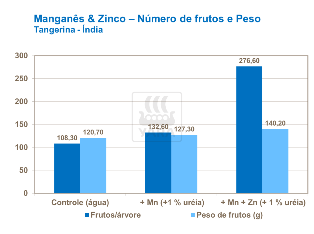 Mn e Zn combinado e produtividade