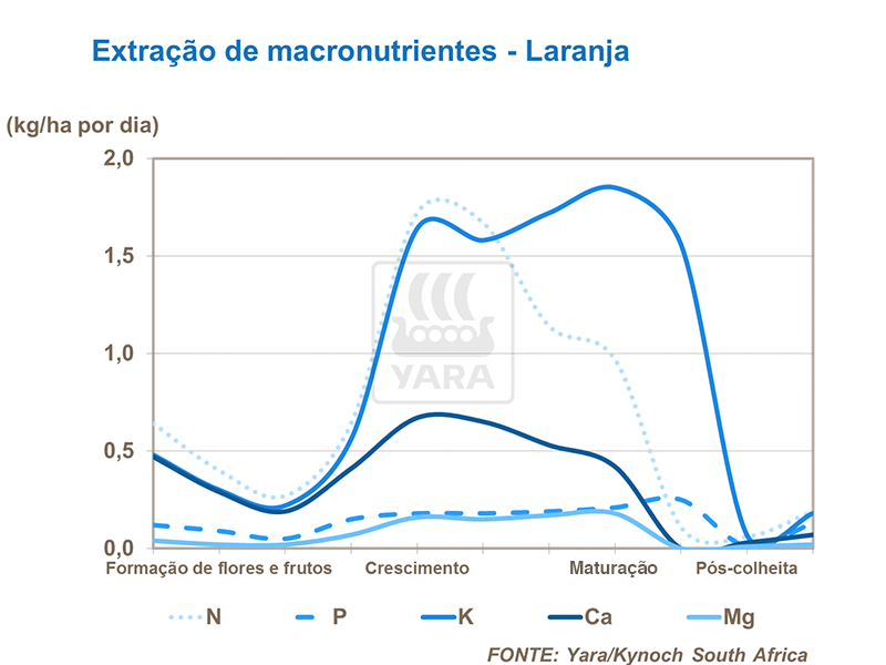 Extração de macronutrientes