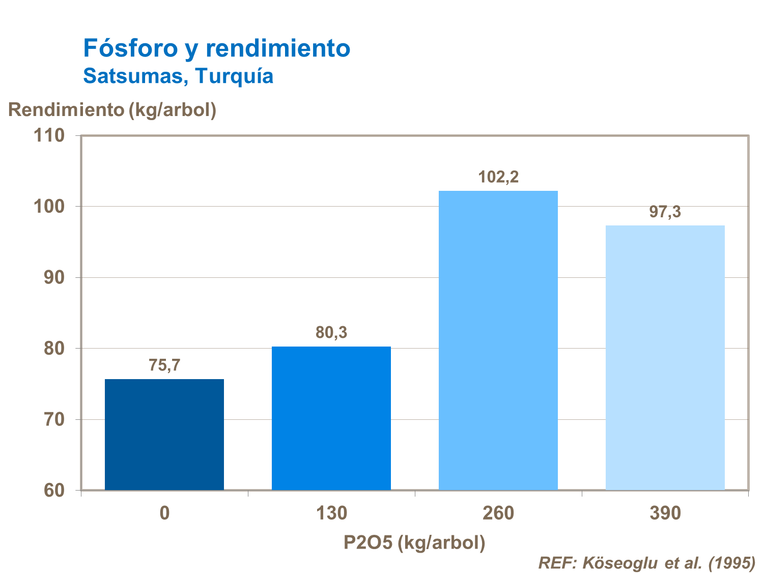 Fósforo e rendimento